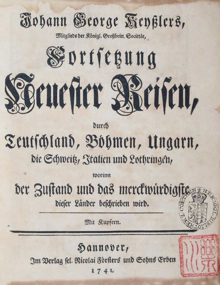 Große Abbildung Nr.2: 143-2450 Keyßler,Joh.G.: (Verschiedene Länder - Geschichte)