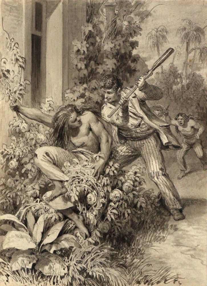 Große Abbildung Nr.3: 143-2452 Dayak auf Borneo.: (Verschiedene Länder - Geschichte, Kolonien)