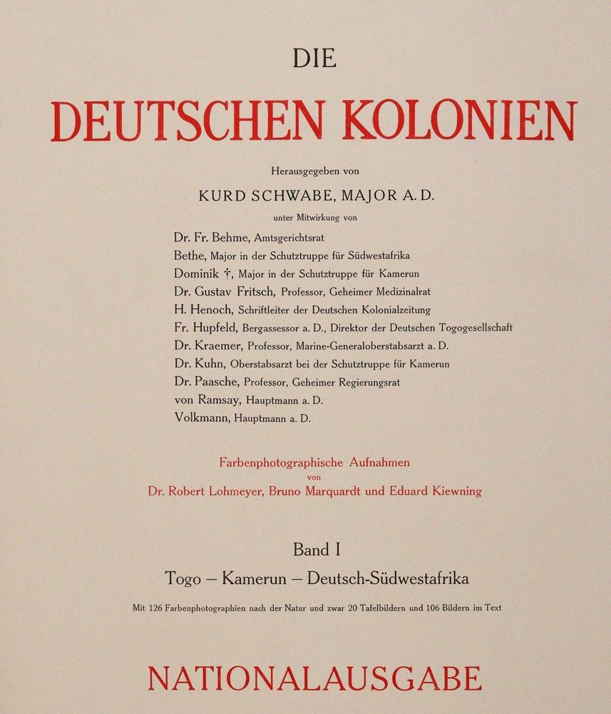 Große Abbildung Nr.1: 143-2453 Schwabe,K. (Hrsg.).: (Verschiedene Länder - Geschichte, Kolonien)