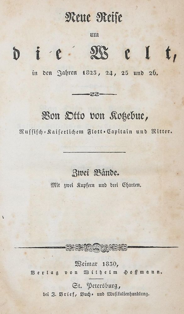 Große Abbildung Nr.3: 143-2454 Kotzebue,O.v.: (Verschiedene Länder - Geschichte)