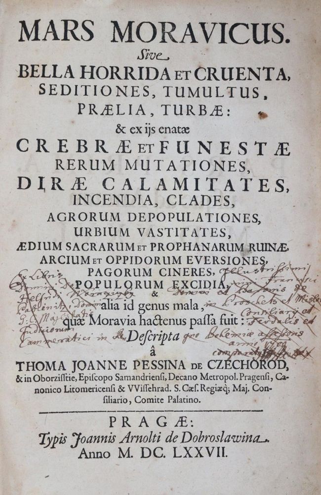 Große Abbildung Nr.1: 143-2458 Pessina de Czechorod,T.J.: (Verschiedene Länder - Geschichte, Mähren)