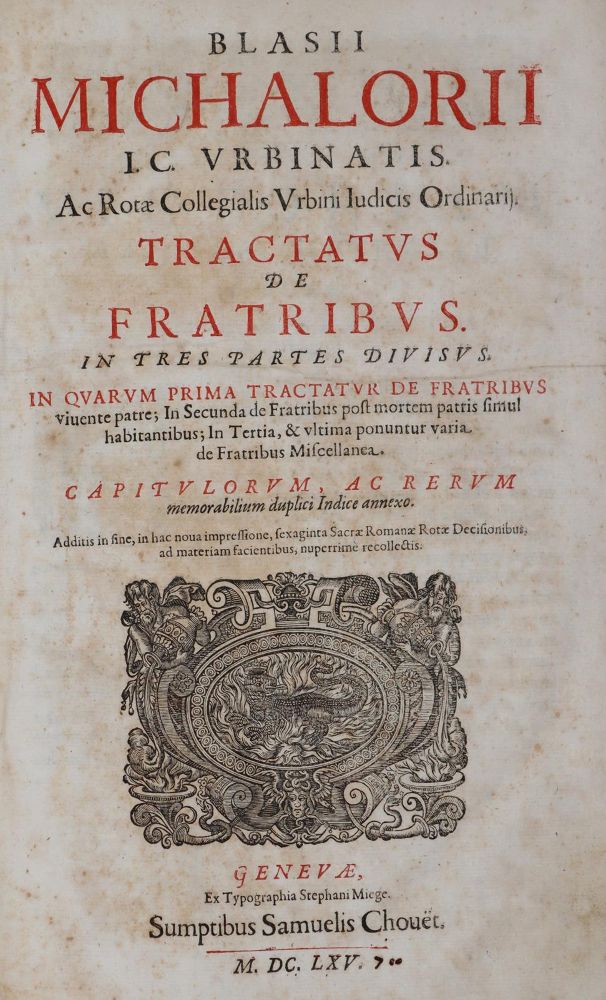 Große Abbildung Nr.1: 143-246 Michalorius,B.: (Alte Drucke, Handschriften und Theologie)