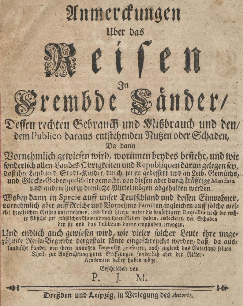 Große Abbildung Nr.1: 143-2460 M(arperger),P.J.: (Verschiedene Länder - Geschichte)