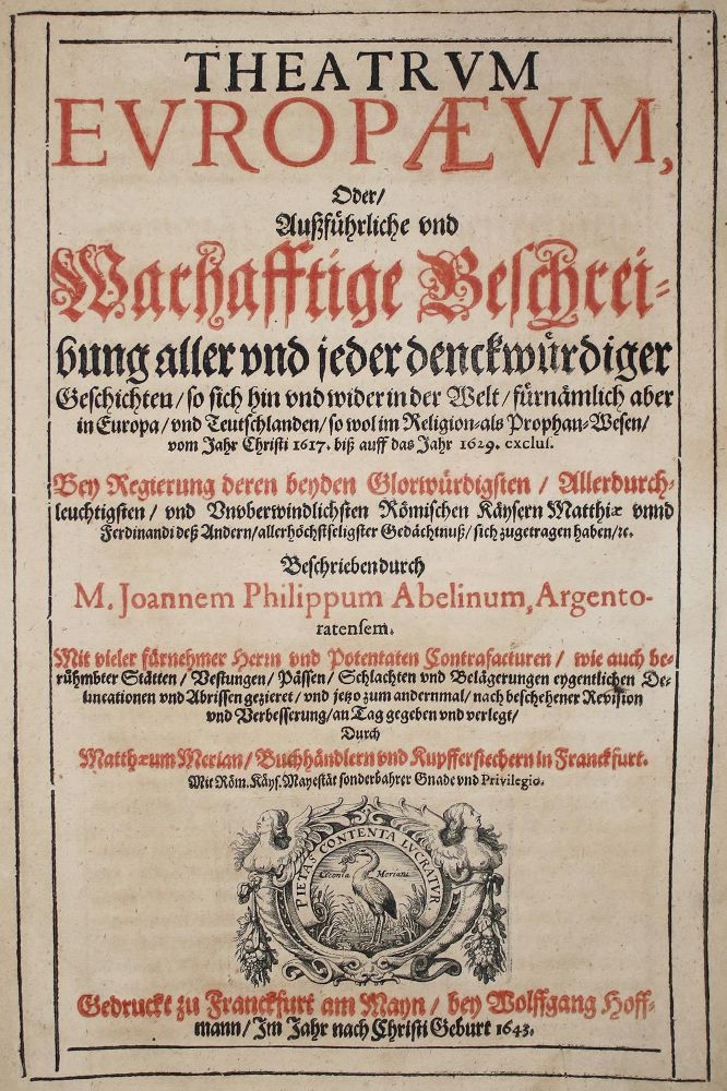 Große Abbildung Nr.1: 143-2462 Merian,M.: (Verschiedene Länder - Geschichte)
