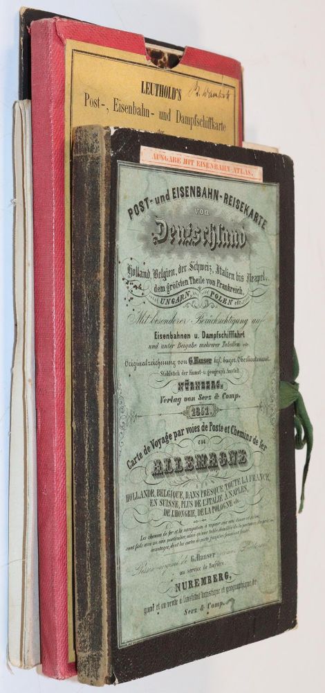 Große Abbildung Nr.3: 143-2469 Post- und Eisenbahn-Reisekarte: (Verschiedene Länder - Geschichte)