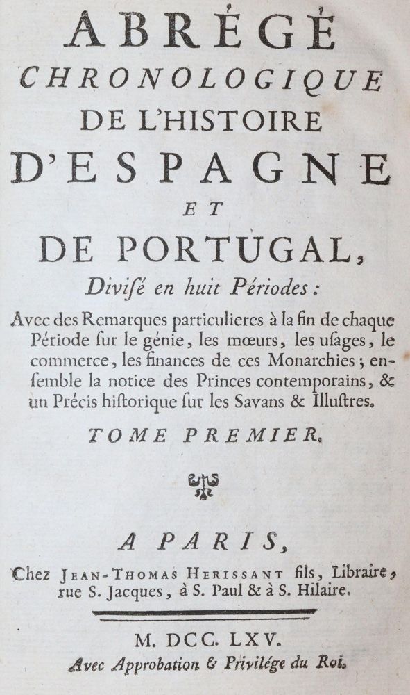 Große Abbildung Nr.1: 143-2485 (Henault,C.J.F.).: (Verschiedene Länder - Geschichte, Spanien)