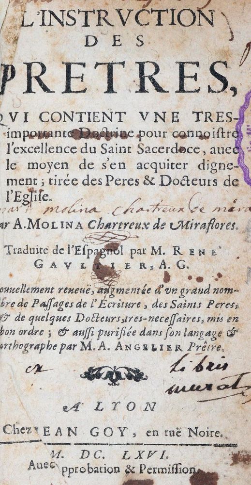 Große Abbildung Nr.1: 143-249 Molina,A.: (Alte Drucke, Handschriften und Theologie)