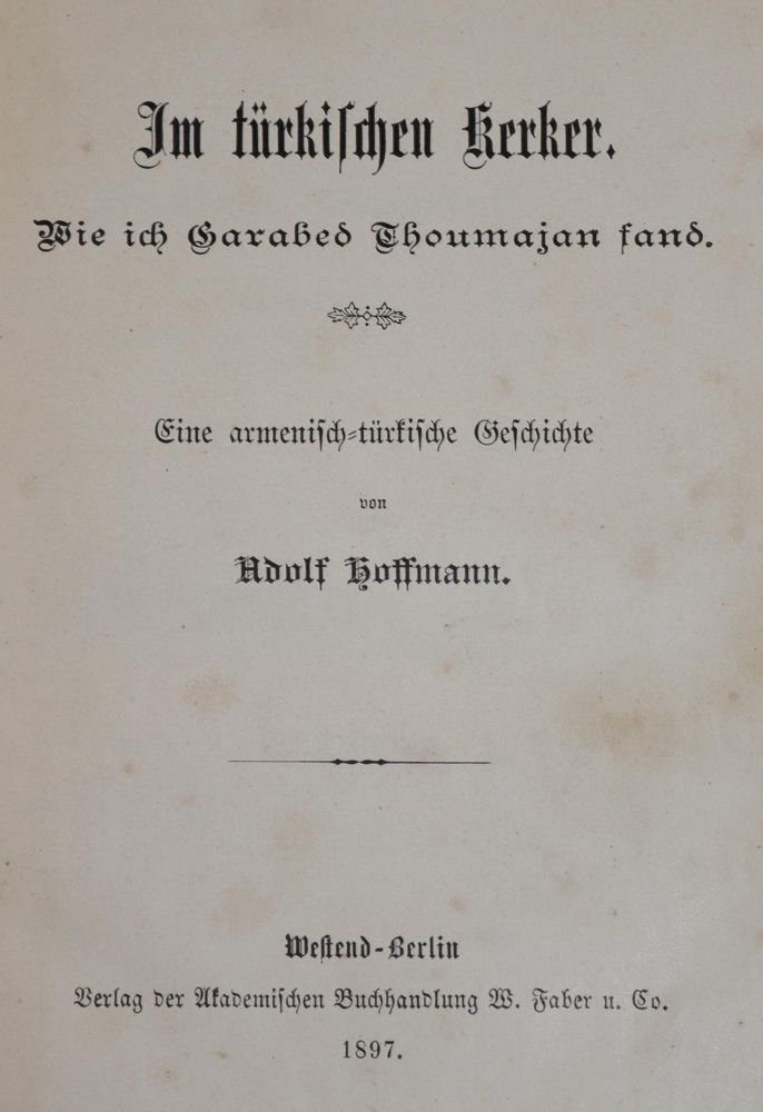 Große Abbildung Nr.1: 143-2493 Hoffmann,A.: (Verschiedene Länder - Geschichte, Türkei)