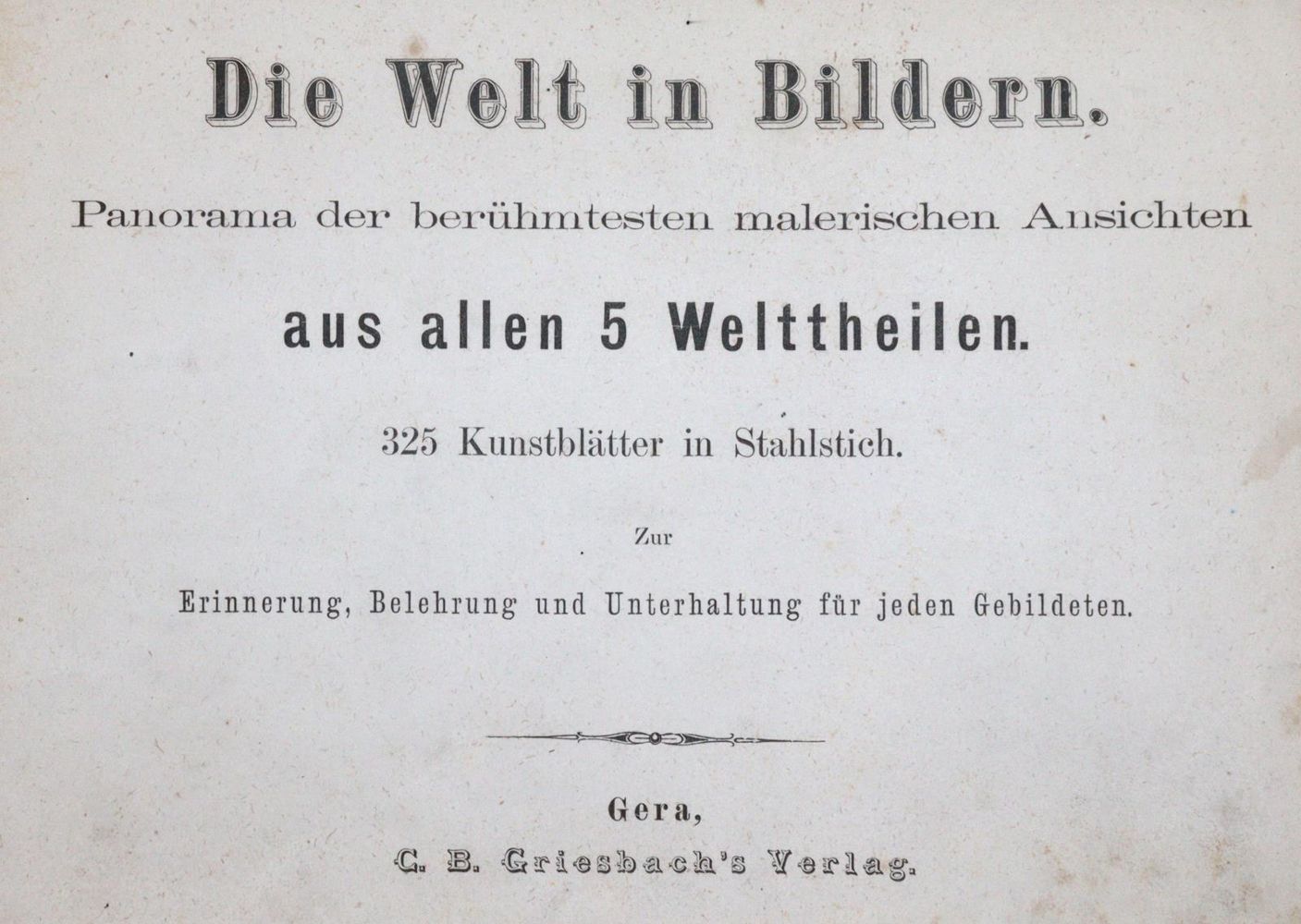Große Abbildung Nr.1: 143-2499 Welt in Bildern, Die.: (Verschiedene Länder - Geschichte)