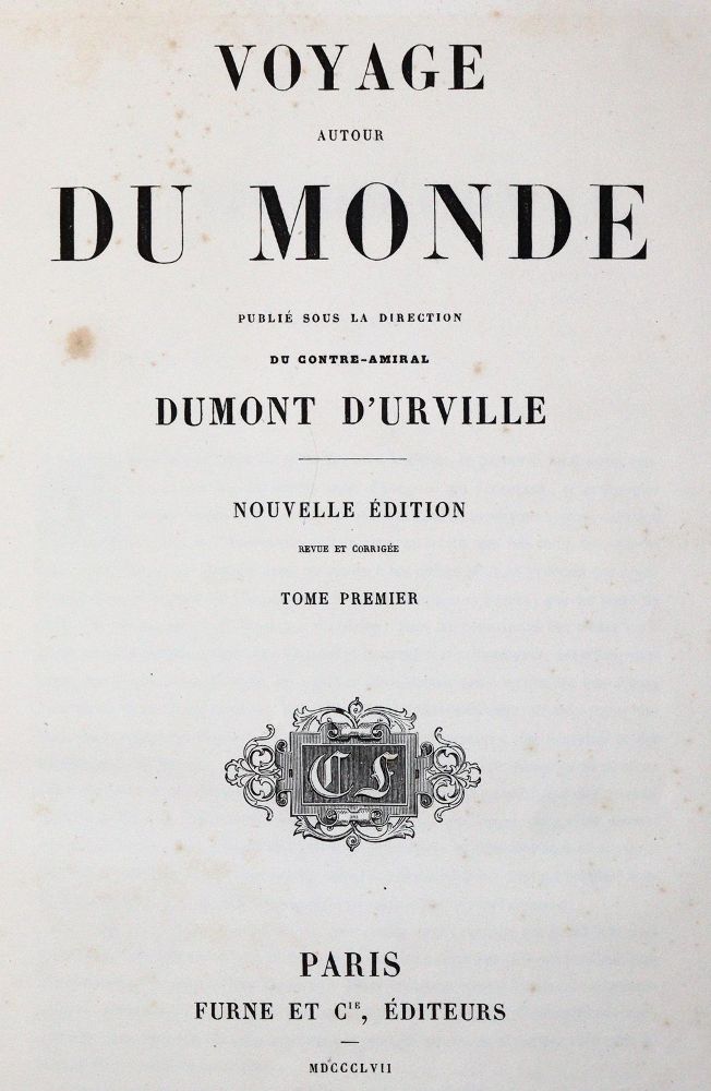 Große Abbildung Nr.1: 143-2500 Dumont d'Urville,J.S.C.: (Verschiedene Länder - Geschichte, Weltreise)