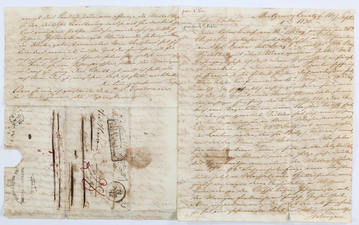 Große Abbildung Nr.1: 143-2509 Eversmann, Ludwig (Lewis),: (Autographen)