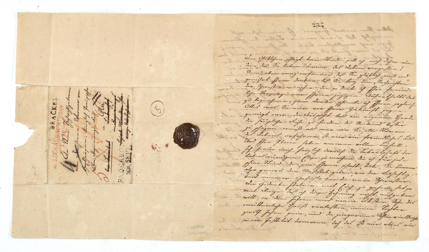 Große Abbildung Nr.2: 143-2511 Fürstenberg, Leopoldine zu,: (Autographen)