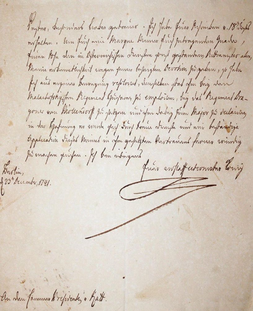 Große Abbildung Nr.1: 143-2514 Hohenzollern.: (Autographen)