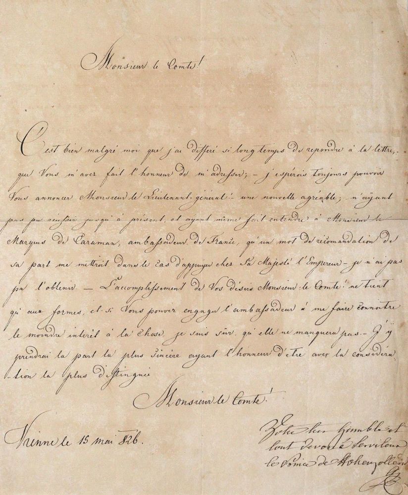 Große Abbildung Nr.2: 143-2514 Hohenzollern.: (Autographen)