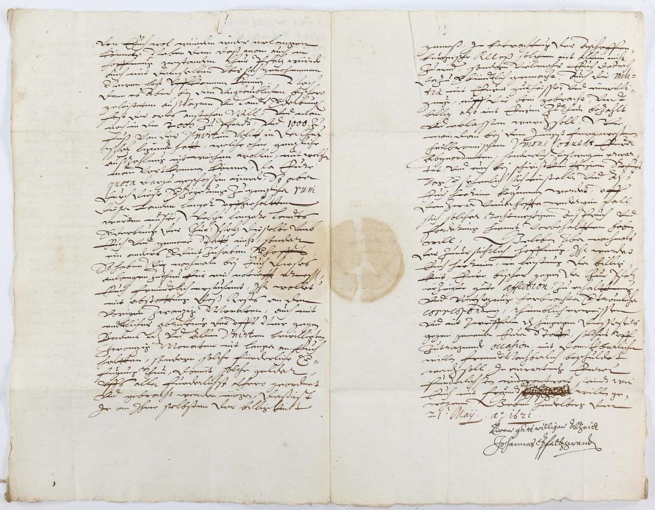 Große Abbildung Nr.2: 143-2515 Johann II. Pfalzgraf bei Rhein,: (Autographen)