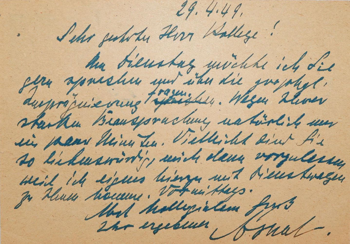 Große Abbildung Nr.1: 143-2524 Medizin.: (Autographen)