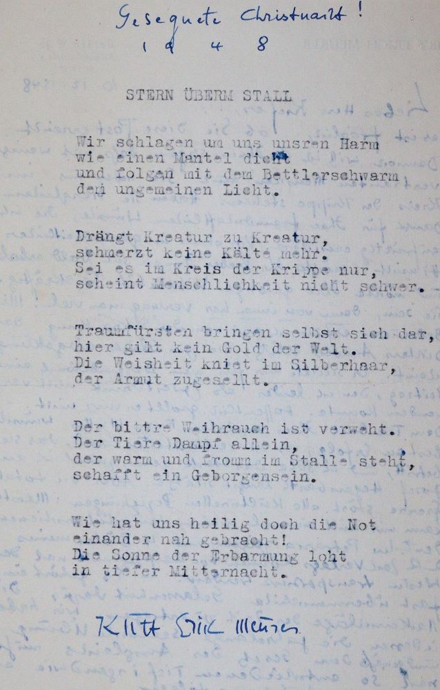 Große Abbildung Nr.3: 143-2525 Meurer, Kurt Erich,: (Autographen)