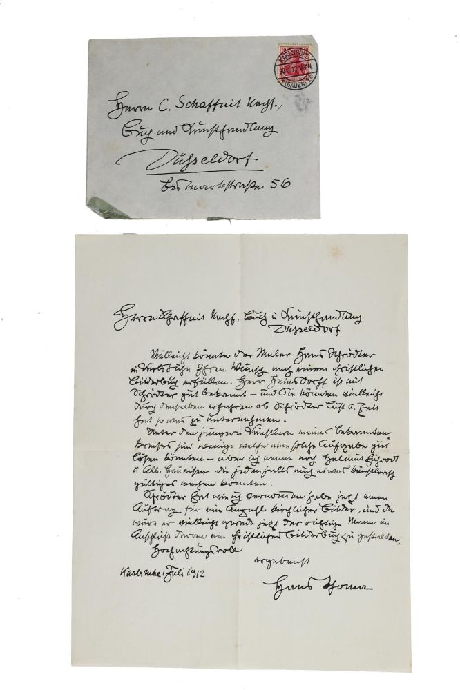 Große Abbildung Nr.1: 143-2544 Thoma, Hans: (Autographen)