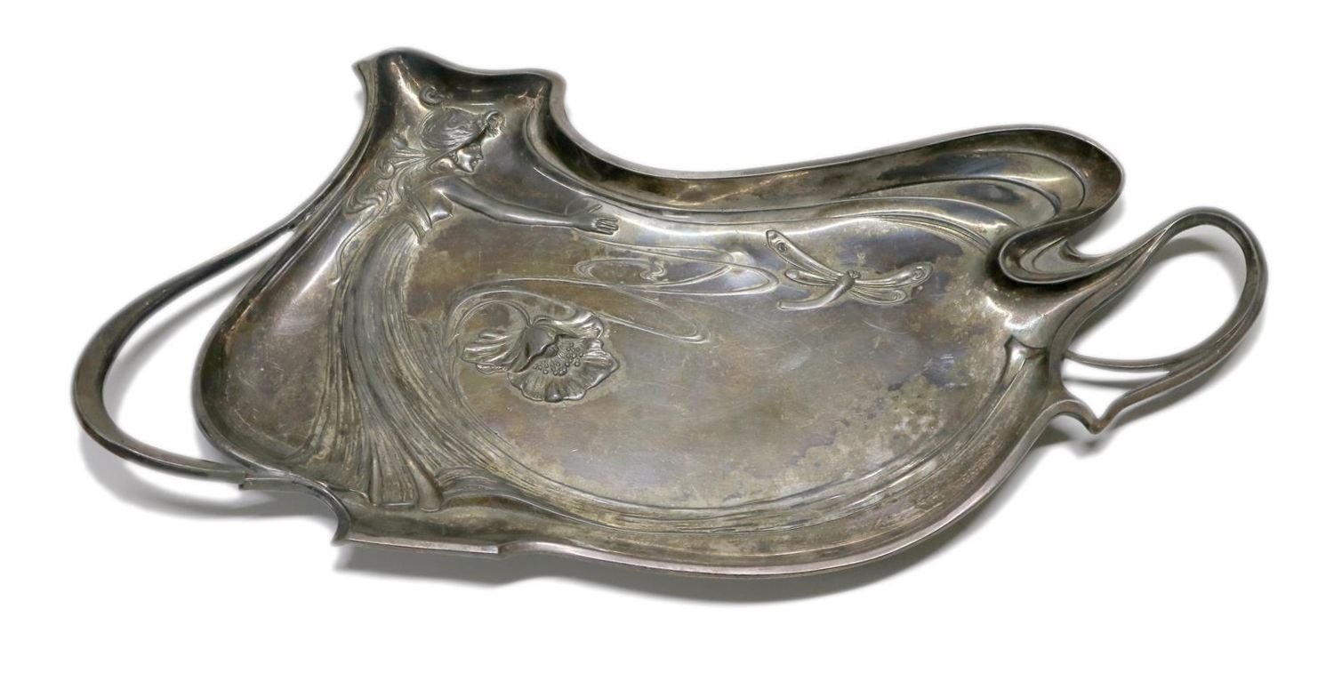 Große Abbildung Nr.1: 143-2564 Jugendstilplatte: (Varia, Jugendstil)