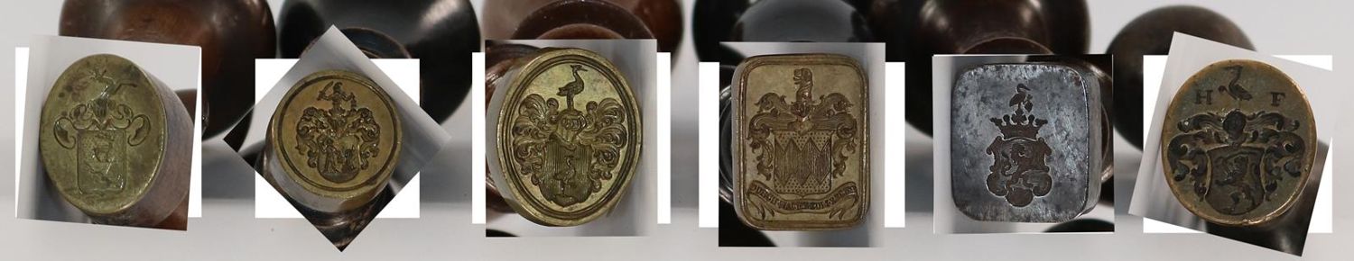 Große Abbildung Nr.3: 143-2604 Sechs Petschaften: (Varia, Petschaften)