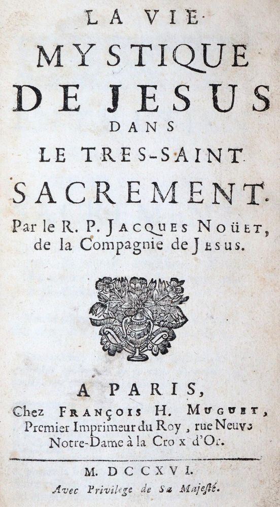 Große Abbildung Nr.1: 143-261 Nouet,J.: (Alte Drucke, Handschriften und Theologie)