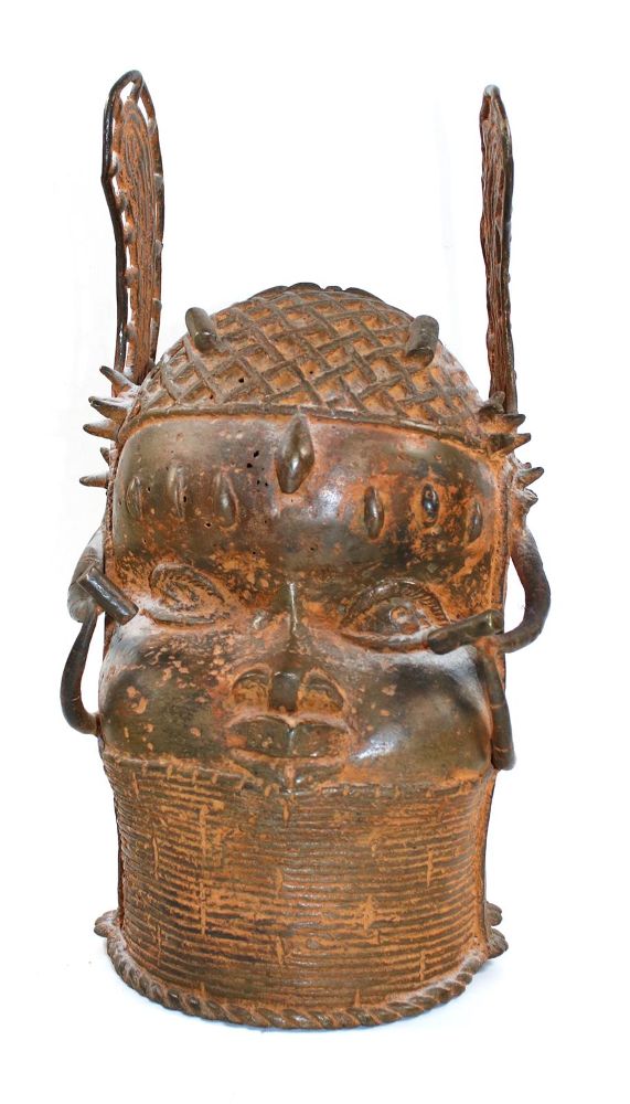 Große Abbildung Nr.1: 143-2638 Bronzebüste eines: (Afrika)