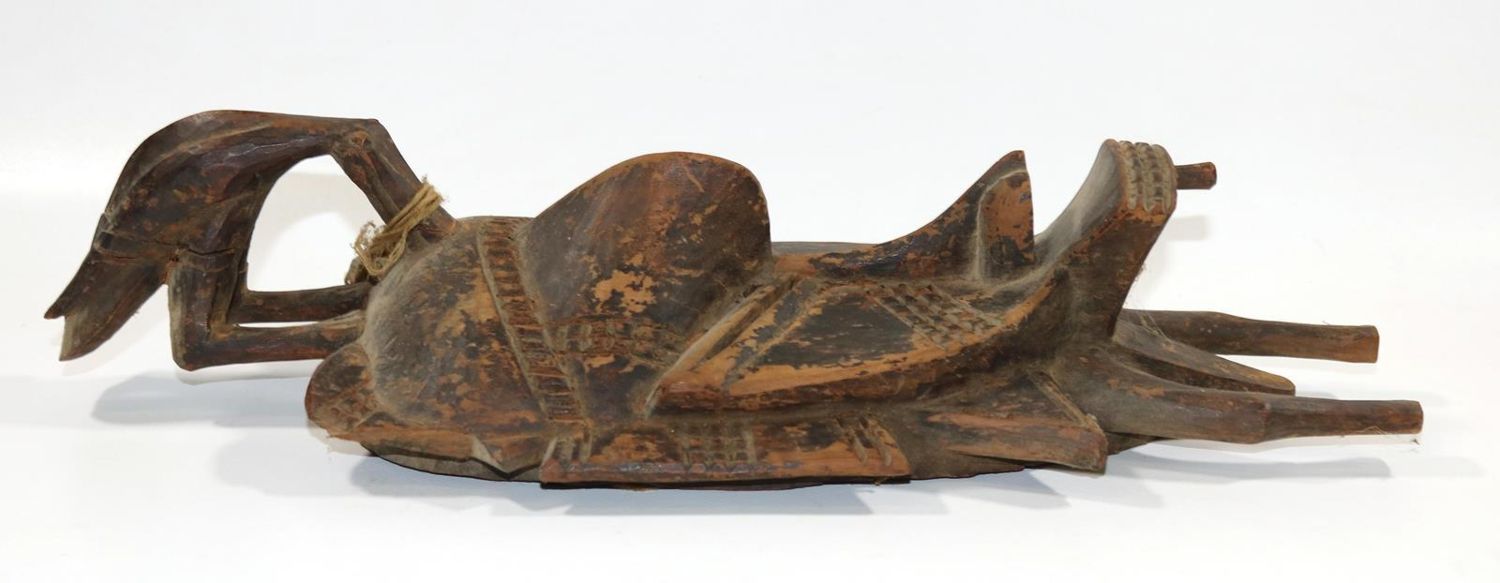 Große Abbildung Nr.2: 143-2647 Senufo Kpelie Maske: (Afrika, Masken)