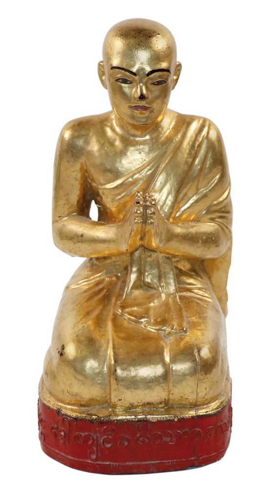 Große Abbildung Nr.1: 143-2667 Betender Mönch,: (Asiatika)