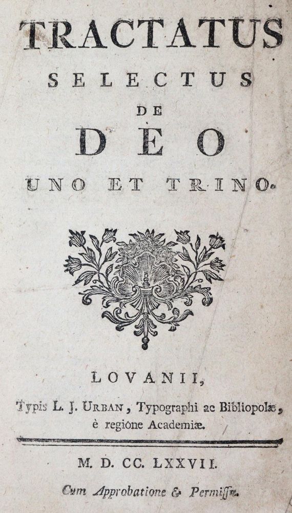Große Abbildung Nr.1: 143-269 (Petrus Dens).: (Alte Drucke, Handschriften und Theologie)