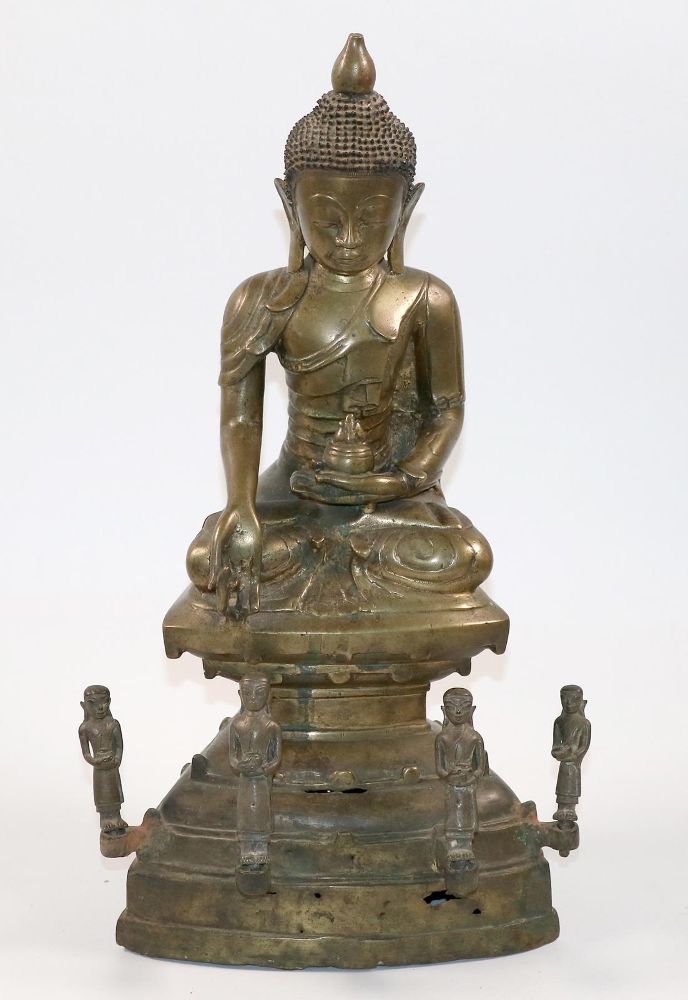 Große Abbildung Nr.1: 143-2708 Medizinbuddha Burma: (Asiatika)