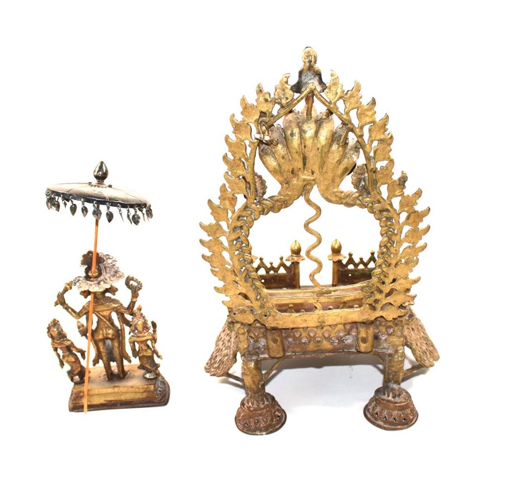 Große Abbildung Nr.2: 143-2718 Schrein Bronze: (Asiatika)