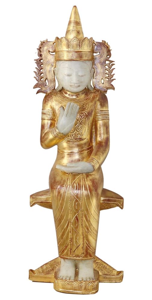 Große Abbildung Nr.1: 143-2724 Sitzender Buddha: (Asiatika)