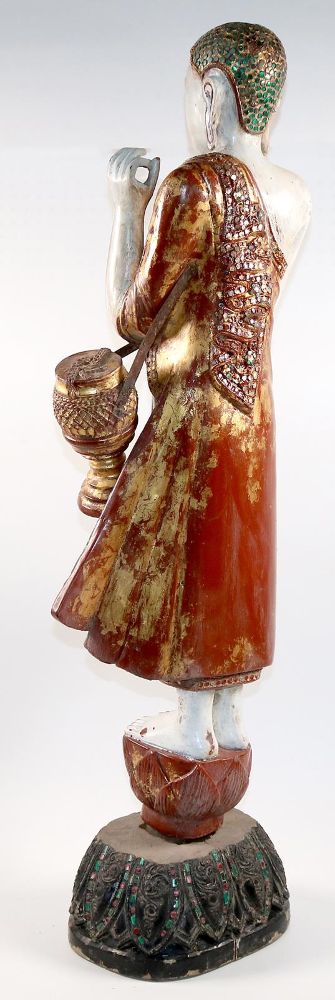 Große Abbildung Nr.2: 143-2725 Stehender Buddha: (Asiatika)