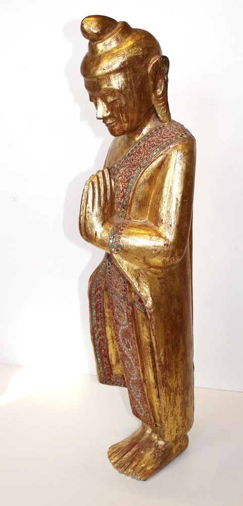 Große Abbildung Nr.4: 143-2726 Stehender Buddha: (Asiatika)