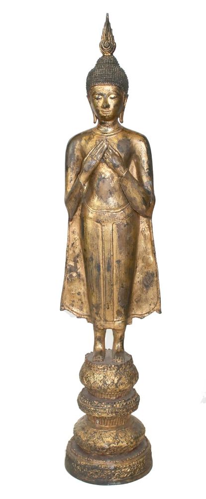 Große Abbildung Nr.1: 143-2729 Stehender Buddha: (Asiatika)