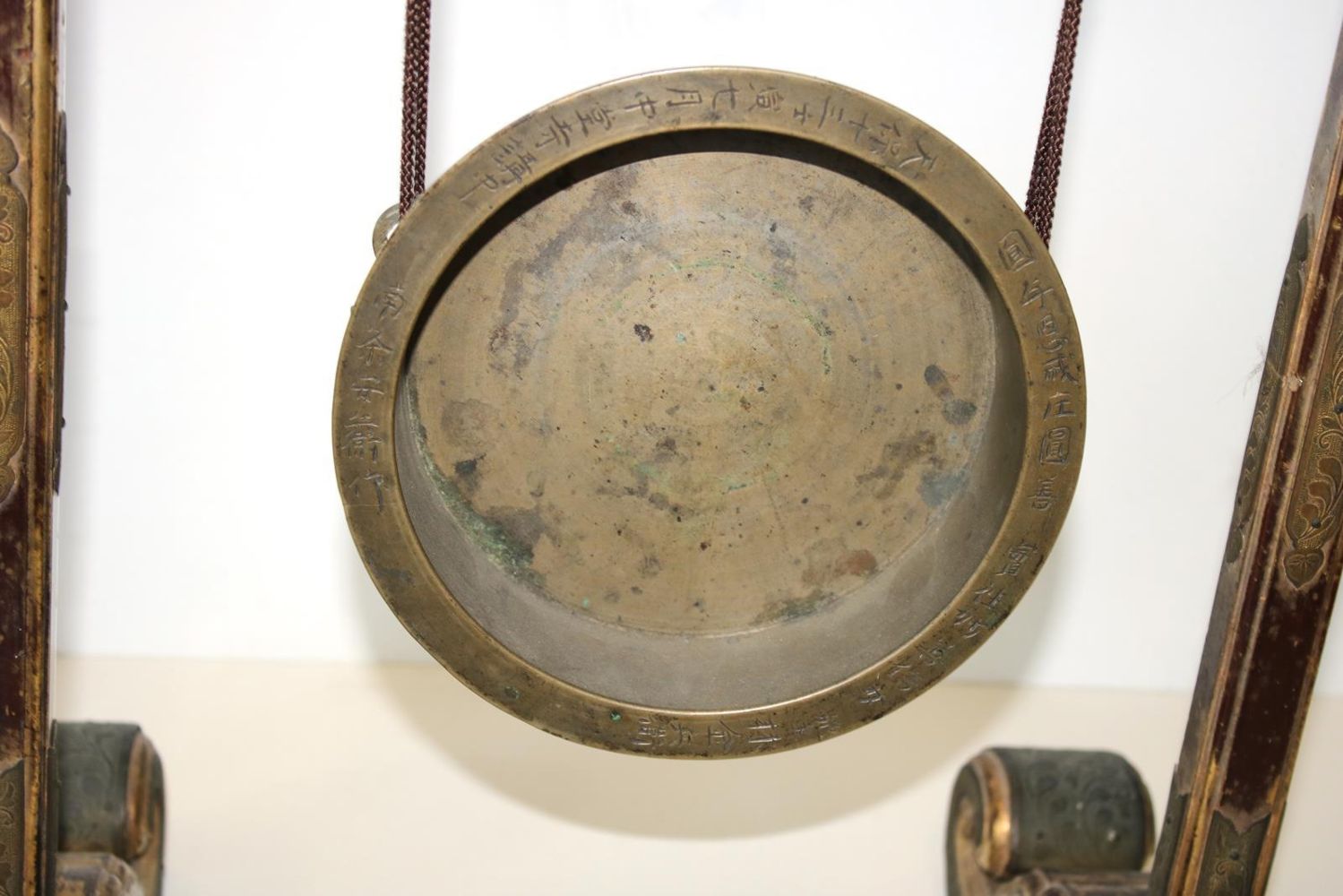 Große Abbildung Nr.3: 143-2731 Tempelgong Japan.: (Asiatika)