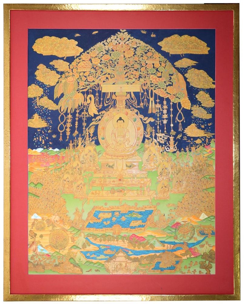 Große Abbildung Nr.1: 143-2749 Thangkas geweiht.: (Asiatika)