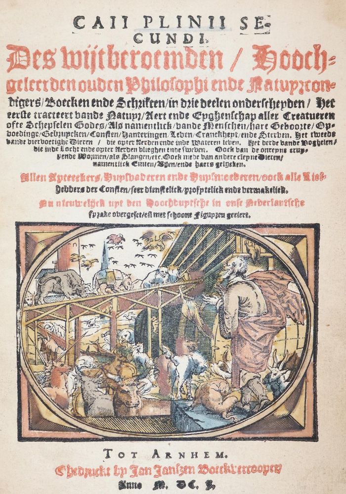 Große Abbildung Nr.1: 143-275 Plinius Secundus,G.: (Alte Drucke, Handschriften und Theologie)