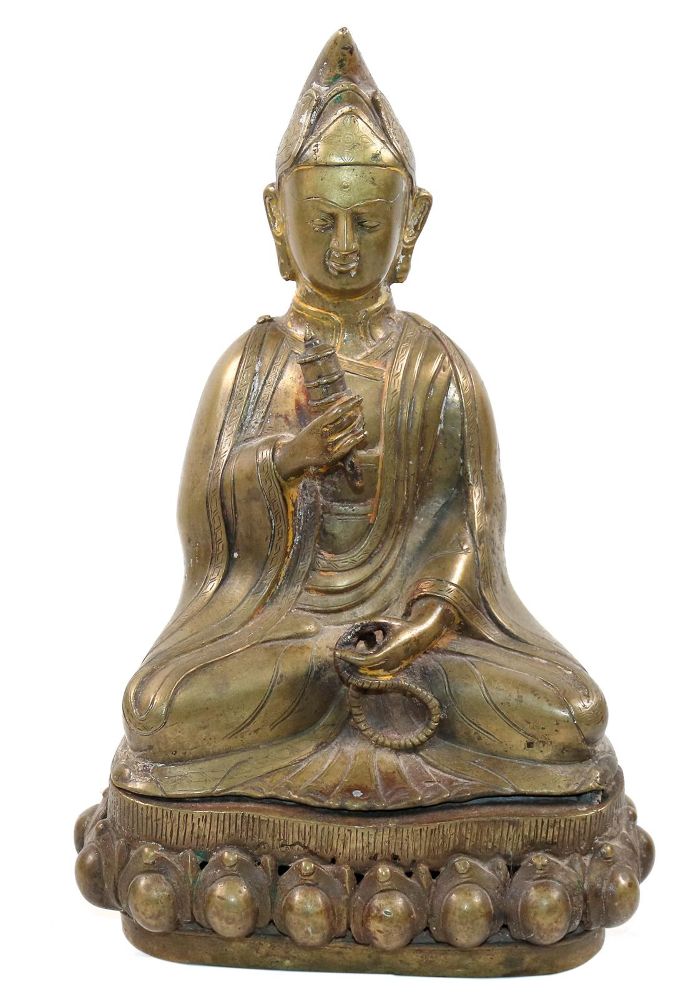 Große Abbildung Nr.1: 143-2751 Tsongkhapa, Figur: (Asiatika)
