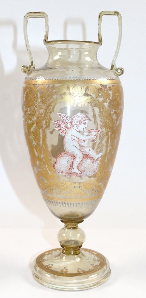 Große Abbildung Nr.5: 143-2772 Henkelamphore wohl: (Glas)