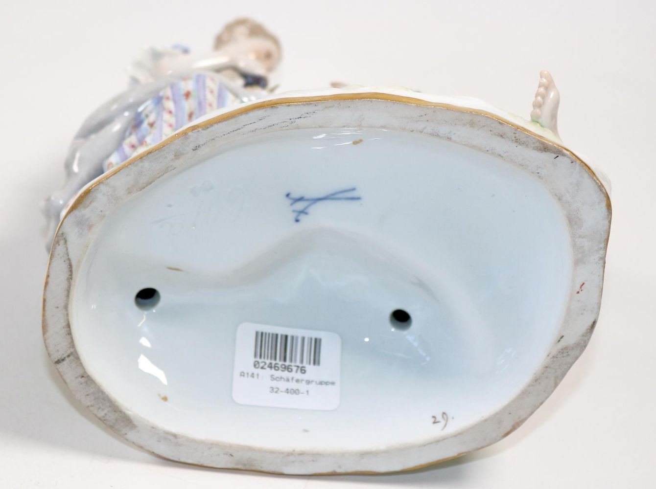 Große Abbildung Nr.4: 143-2809 Schäfergruppe - Michel Victor Acier: (Porzellan u. Keramik, Meissen)