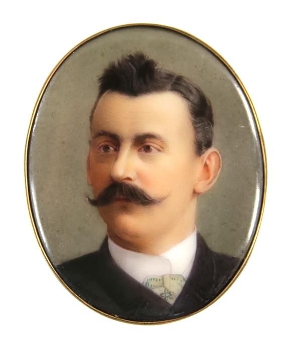 Große Abbildung Nr.1: 143-2830 Portraitbrosche: (Schmuck, Broschen)