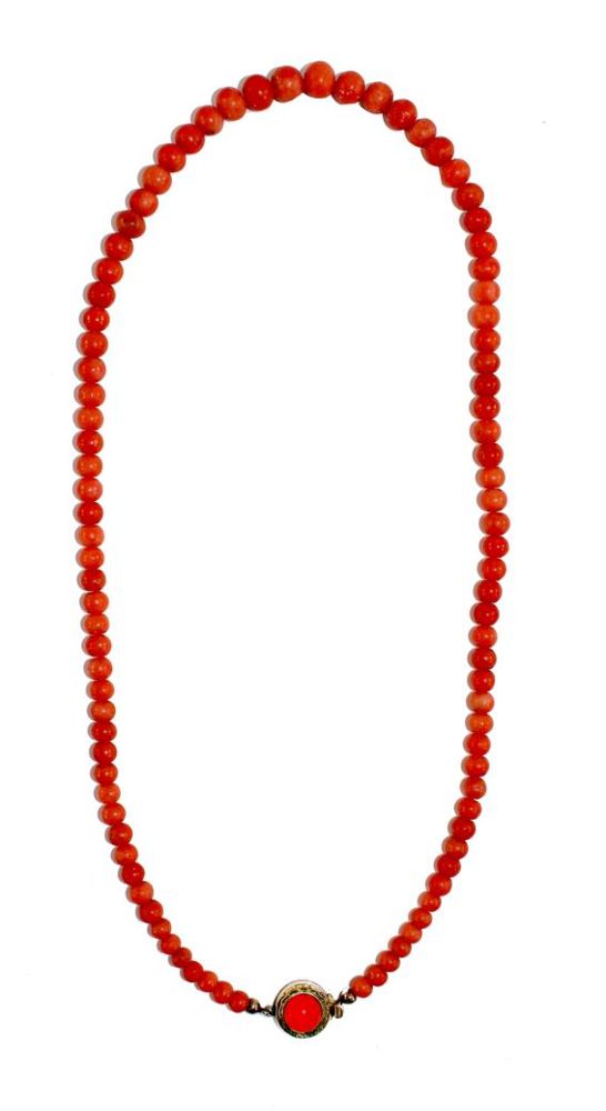 Große Abbildung Nr.1: 143-2837 Korallenkette: (Schmuck, Colliers)