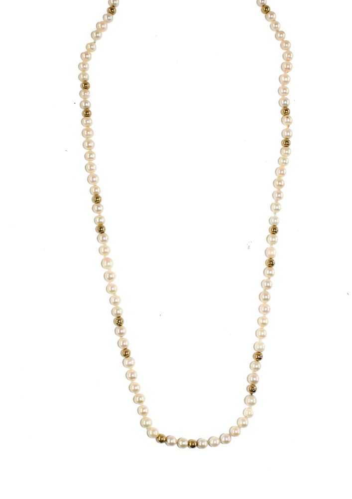 Große Abbildung Nr.1: 143-2839 Perlencollier: (Schmuck, Colliers)