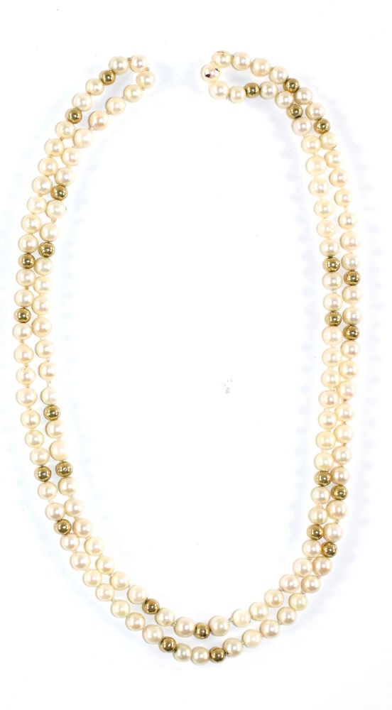 Große Abbildung Nr.2: 143-2839 Perlencollier: (Schmuck, Colliers)