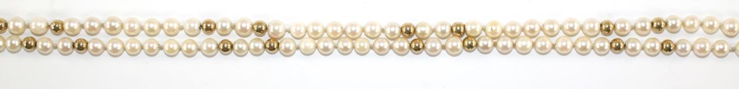 Große Abbildung Nr.3: 143-2839 Perlencollier: (Schmuck, Colliers)