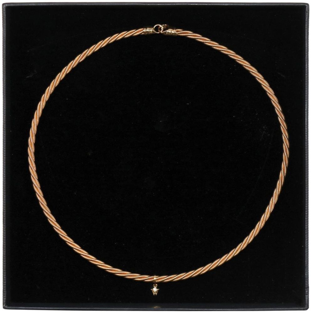 Große Abbildung Nr.1: 143-2842 Kordel-Collier, Wellendorff.: (Schmuck)