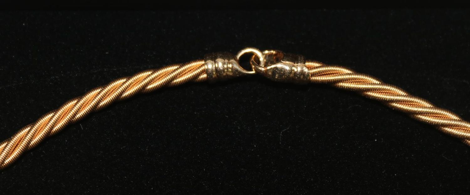 Große Abbildung Nr.2: 143-2842 Kordel-Collier, Wellendorff.: (Schmuck)