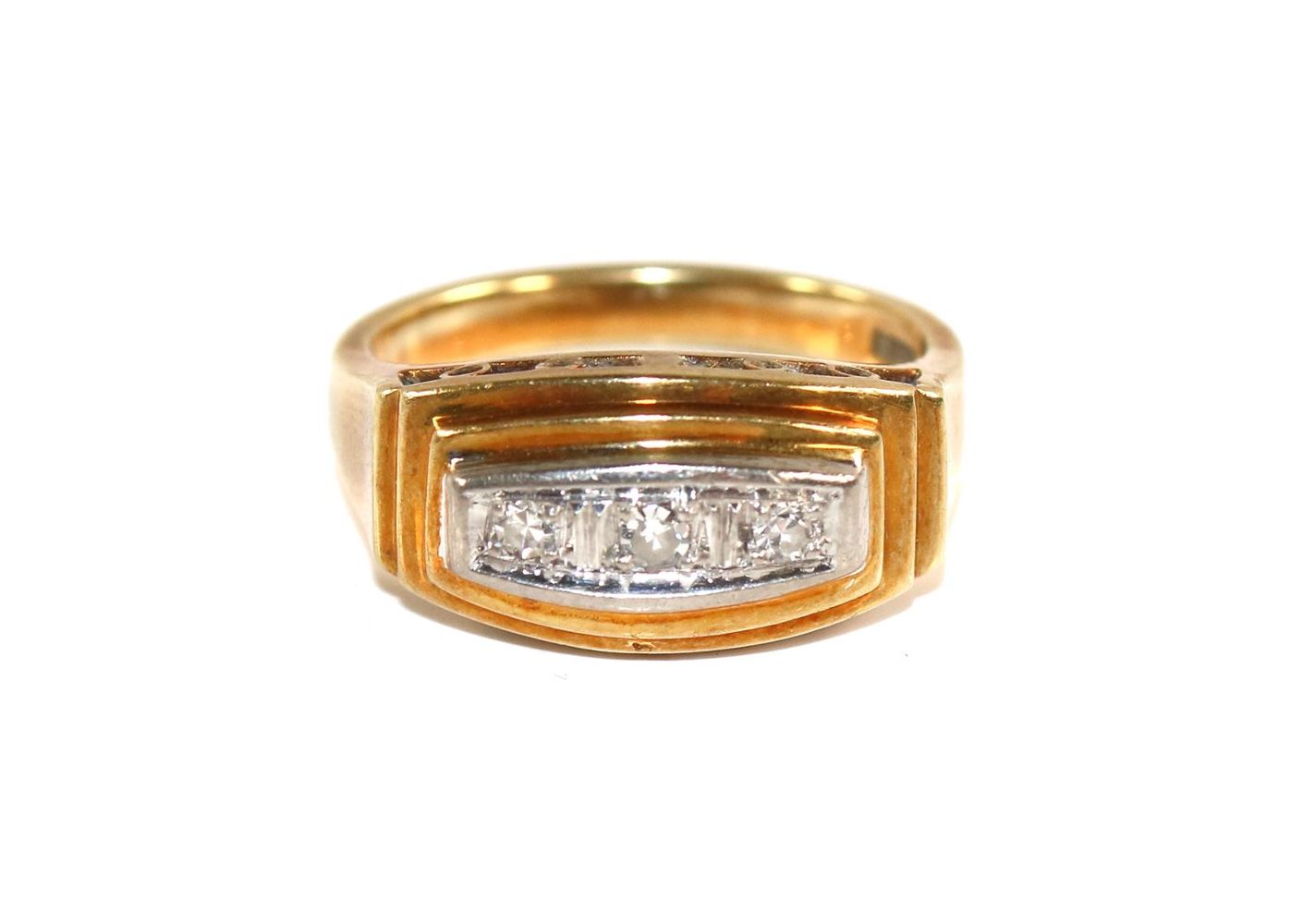 Große Abbildung Nr.2: 143-2859 Damenring WG/GG: (Schmuck, Ringe)