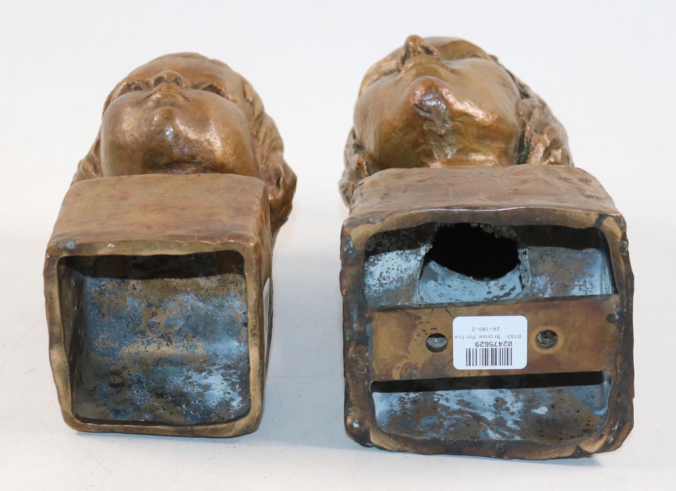 Große Abbildung Nr.3: 143-2880 Bronze Portraitköpfe: (Skulpturen - Plastiken)